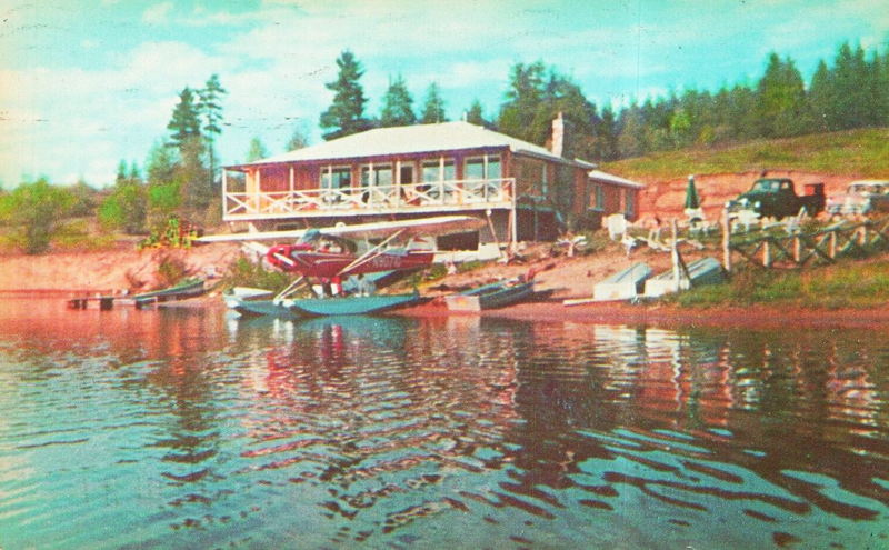 Aerotel Lodge - Vintage Postcard